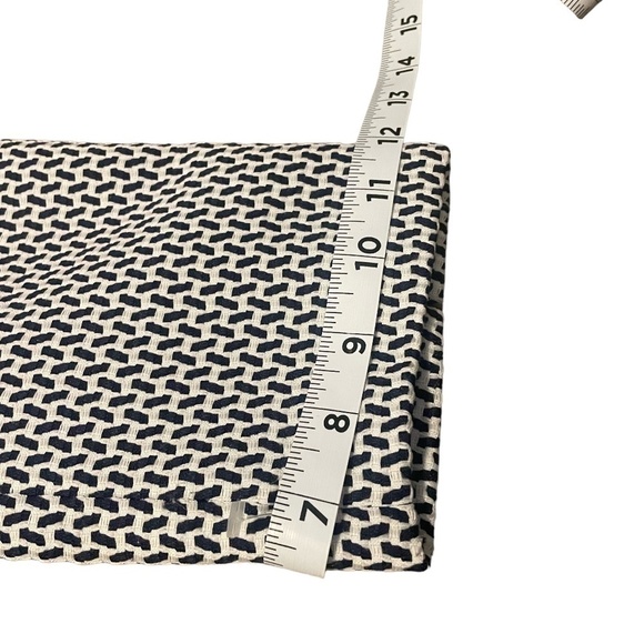 Danillo houndstooth print lined three button blazer size12, Navy Blue and white - Picture 10 of 11